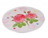 Set of 2 Beautiful flower Trays Placemats Fruits Candies Dishes