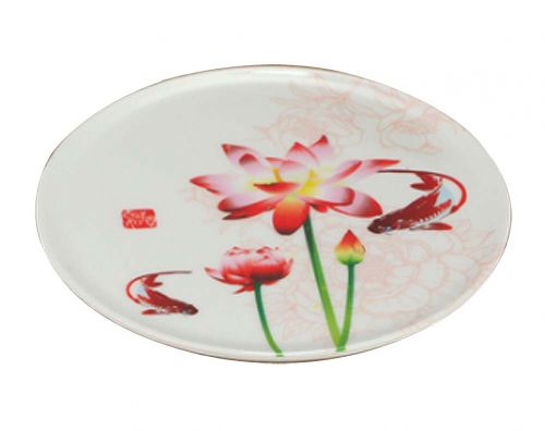 Set of 2 High-grade Beautiful Adiabatic Placemats  Saucers Fruits Candies Dishes