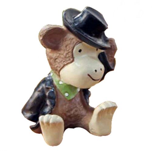 Set of 2 Emulational Monkeys Style Decorations Ornaments Toys