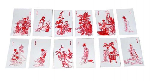 Set Of 12 Beautiful Chinese Elements Fridge Magnets Classic Characters Magnets