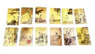 Set Of 12 Chinese Classic Beautiful Fridge Magnets Home Decor