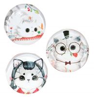 Set Of 3 Lovely Cats Style Fridge Magnets Small And Cute Magnets