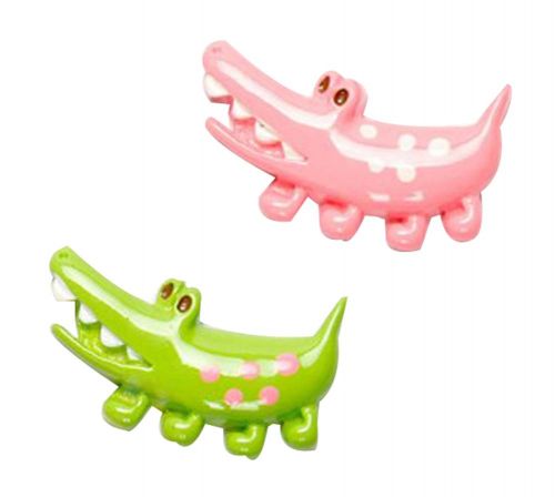 Set Of 2 Lovely Toy Alligator Fridge Magnets Refrigerator Magnets