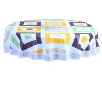 Elegant Classical Round Tablecloth Water And Oil Resistant Tablecloths