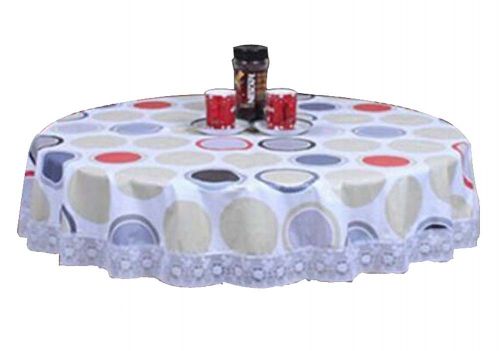 Beautiful Classical Round Tablecloth Water And Oil Resistant Picnic Mat