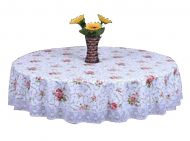 Elegant Round Tablecloth Water Oil Resistant Tablecloths Durable And washable