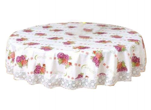 Elegant Round Tablecloth Water And Oil Resistant Classical Table Cloth