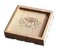 Set of 3 High-grade Healthy Bamboo Coasters Coffee Coasters