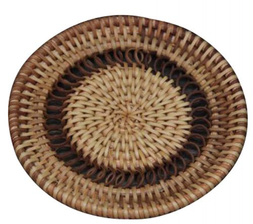 High Quality Round Bamboo Coffee Coasters Handicraft Tea Set