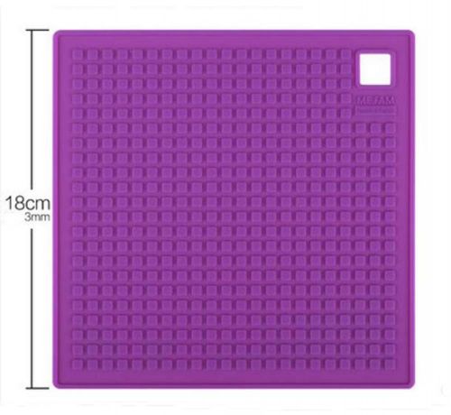 High-quality Purple Pot Holders Insulation Mats Silica Gel Mats