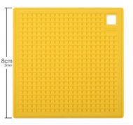 Bright Yellow Durable Pot Holders Insulation Mats Place Mats