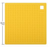 Bright Yellow Durable Pot Holders Insulation Mats Place Mats