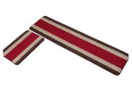 Set of 2 Classic Strip Shape Non-slip Kitchen Mats Room Mats Door Mats