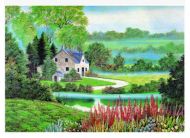 Beautiful Spring Scenery Wooden Jigsaw Puzzles Educational Toys 1000 Pcs